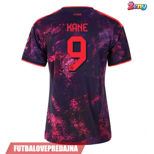 Lacne Ženy Futbalové dres Bayern Munich Harry Kane #9 2026-27 Krátky Rukáv - Tretina